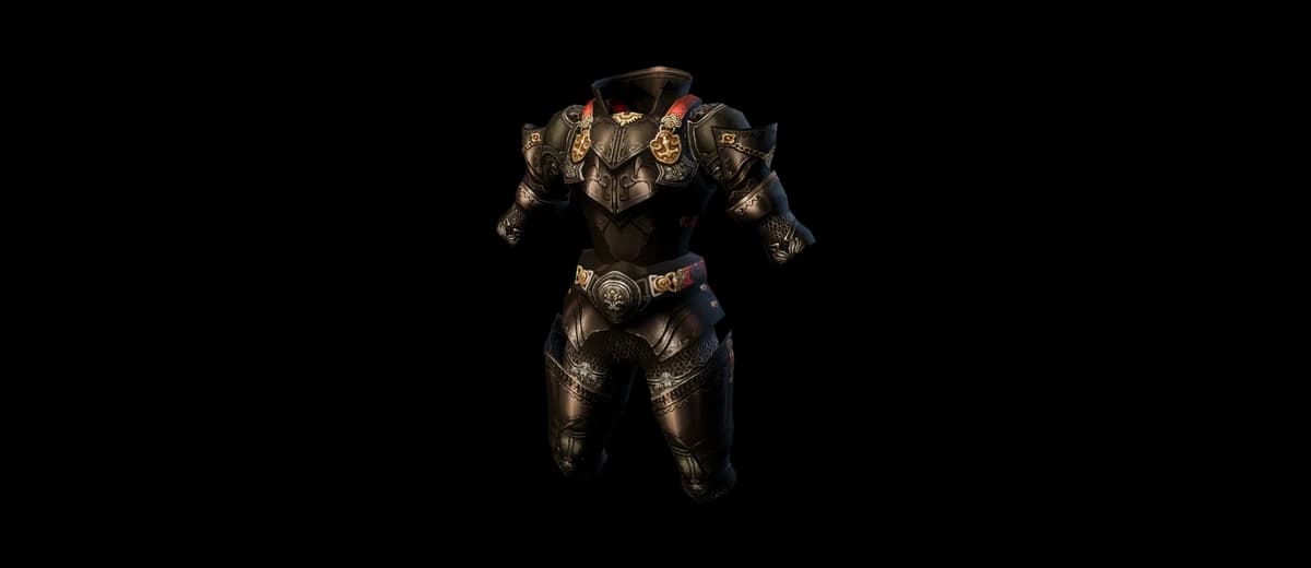 3D render of Tallum Plate Armor