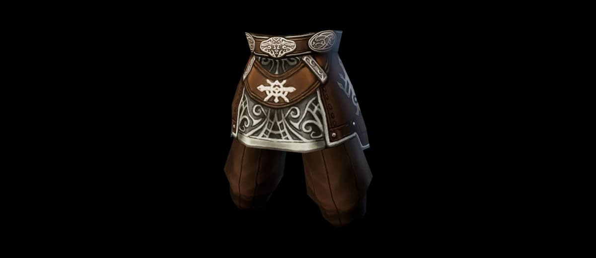 3D render of Rind Leather Gaiters