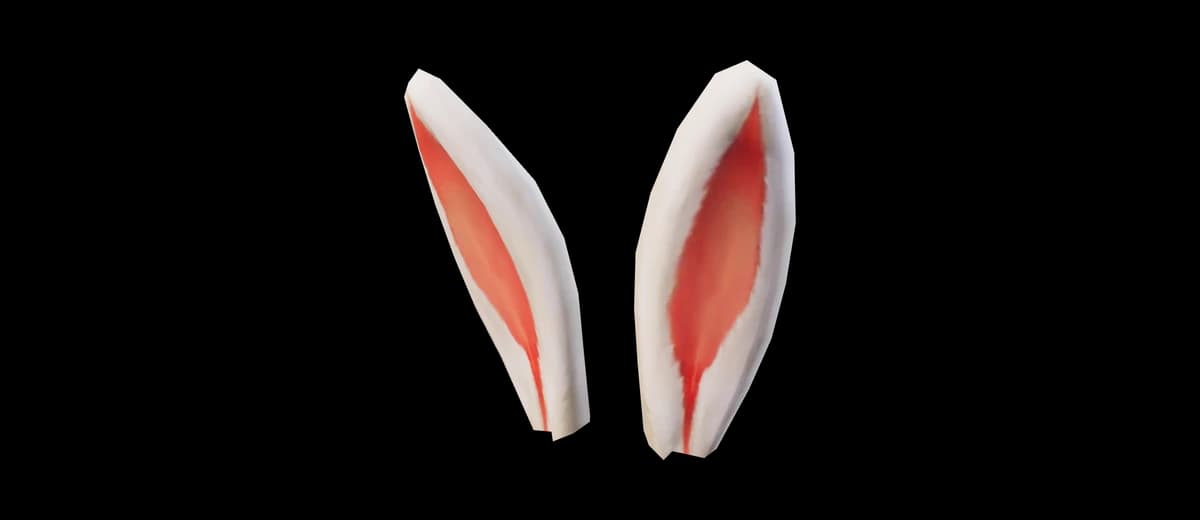 3D render of Rabbit Ears