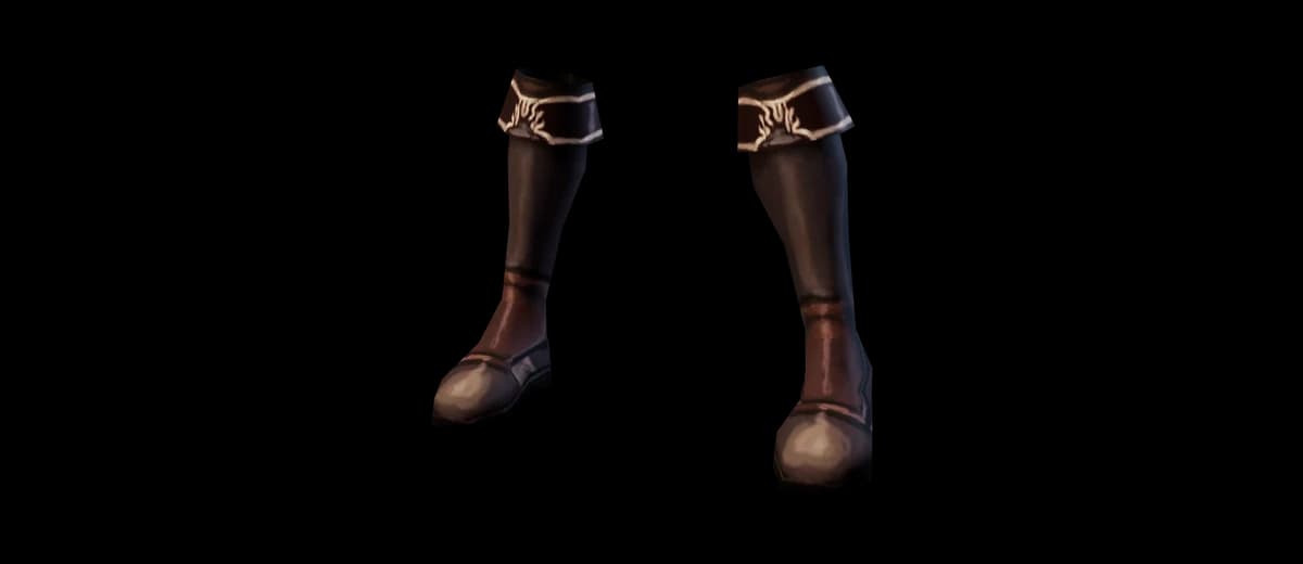 3D render of Red Flame Boots