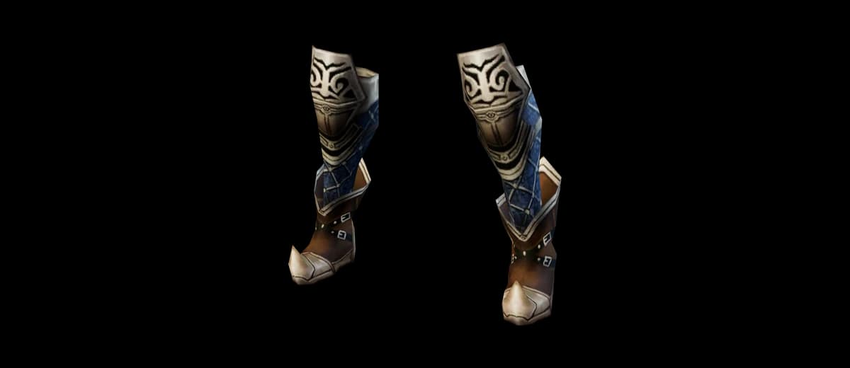 3D render of Drake Leather Boots