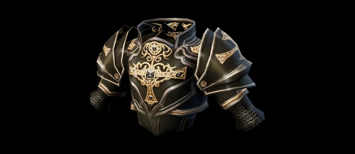 3D render of Dark Crystal Breastplate
