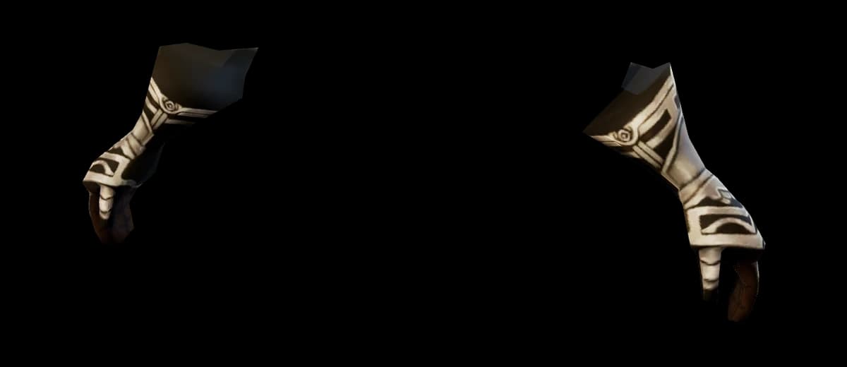 3D render of Drake Leather Gloves