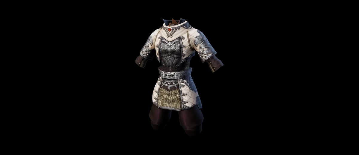 3D render of Avadon Leather Armor