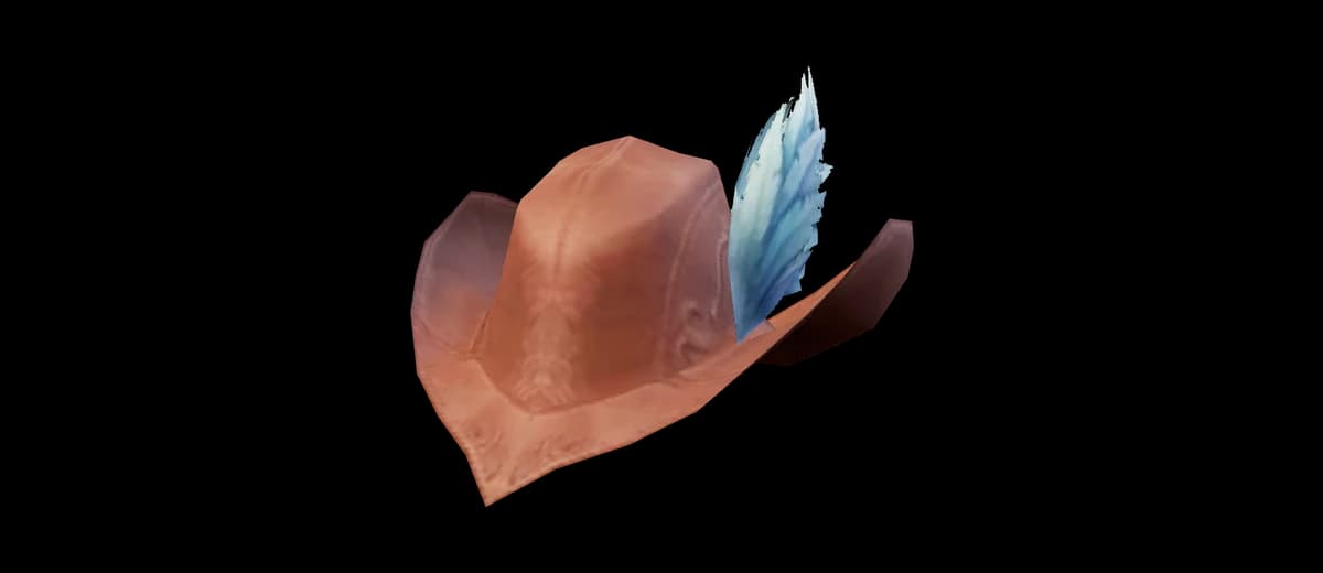 3D render of L2 Day: Feathered Hat