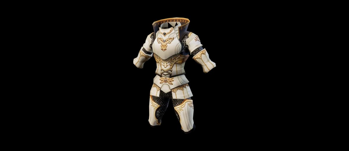 3D render of Sealed Majestic Leather Armor