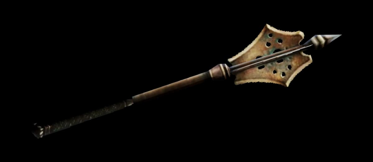 3D render of Dwarven Mace
