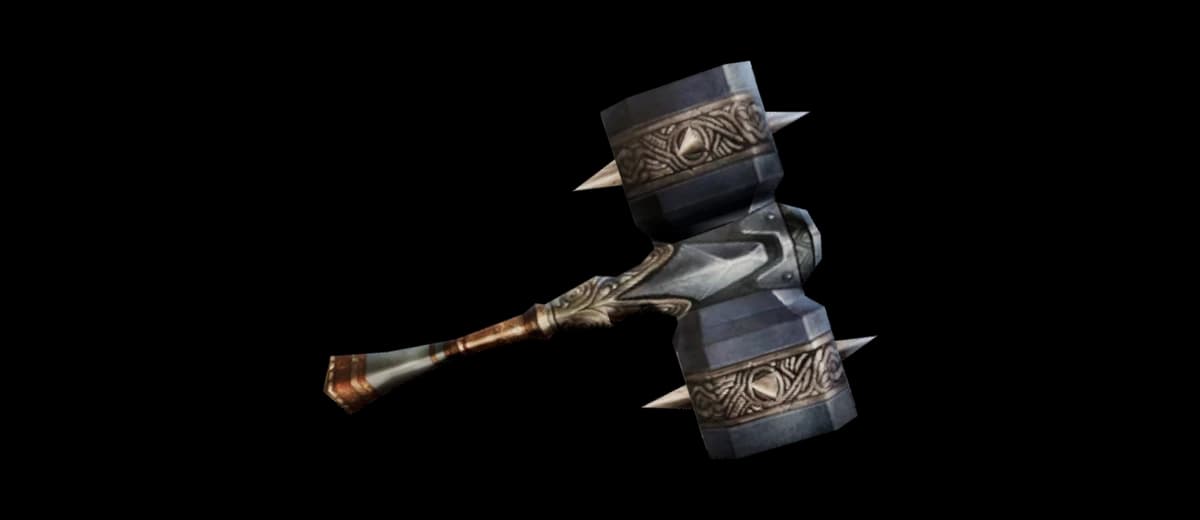 3D render of Heavy Doom Hammer [Magic Hold]