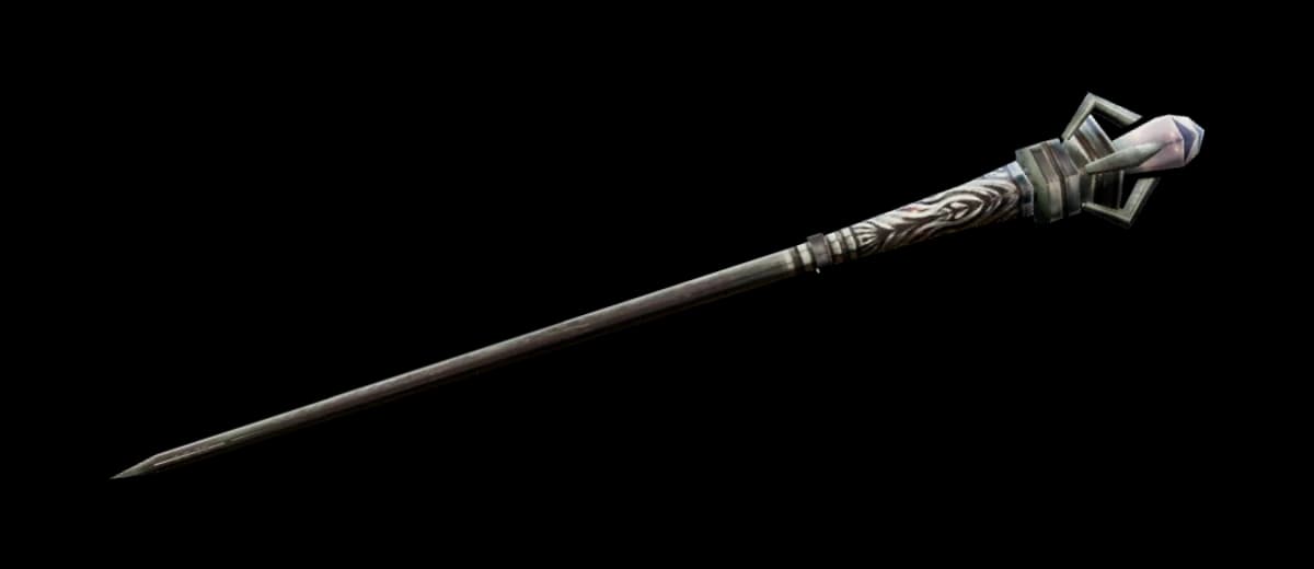 3D render of Paradia Staff [Magic Hold]