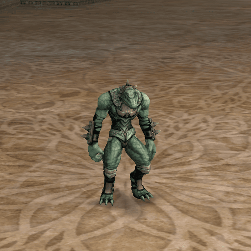 Delu Lizardman portrait