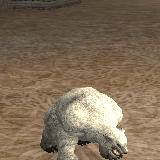 Freya's White Bear portrait