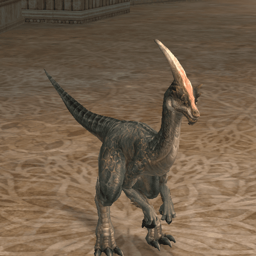 Velociraptor portrait