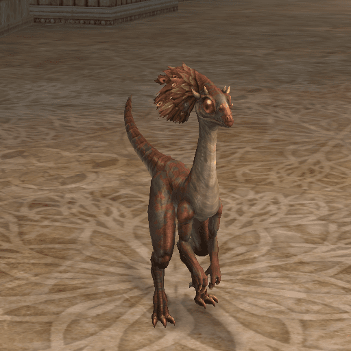 Ornithomimus portrait