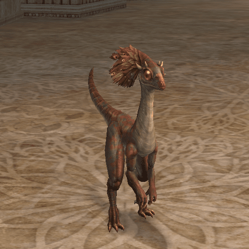 Ornithomimus portrait