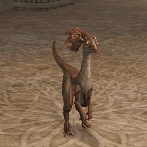 Ornithomimus portrait