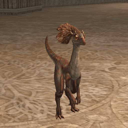 Ornithomimus portrait