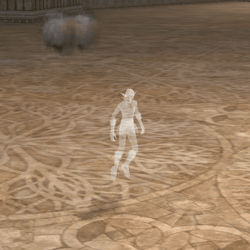 Floating Ghost portrait