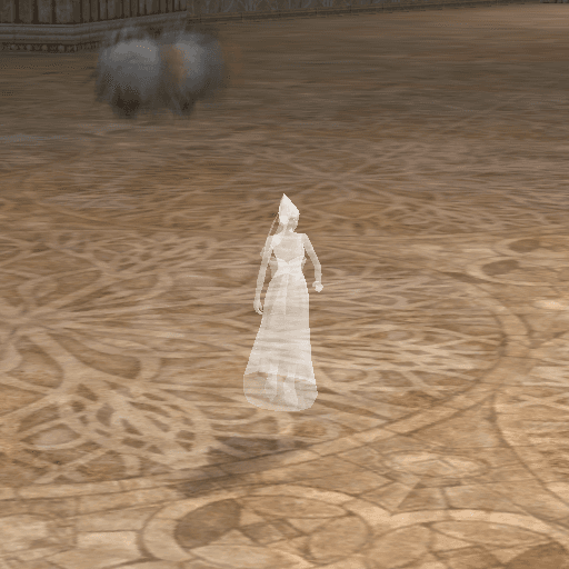 Floating Ghost portrait