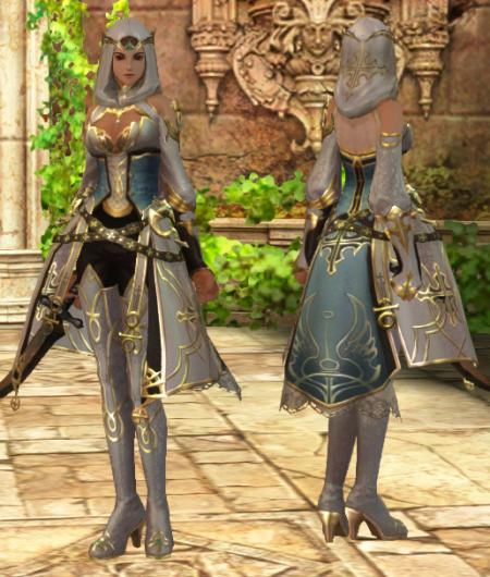 White Healer Suit Human Female · Wizard