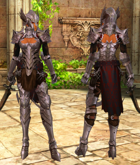 White Knight Suit Human Female · Warrior