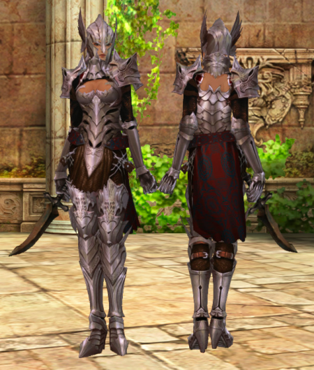 White Knight Suit Human Female · Wizard