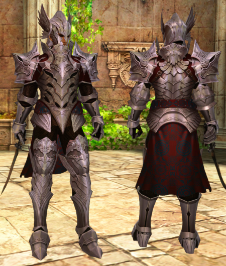 White Knight Suit Human Male · Warrior