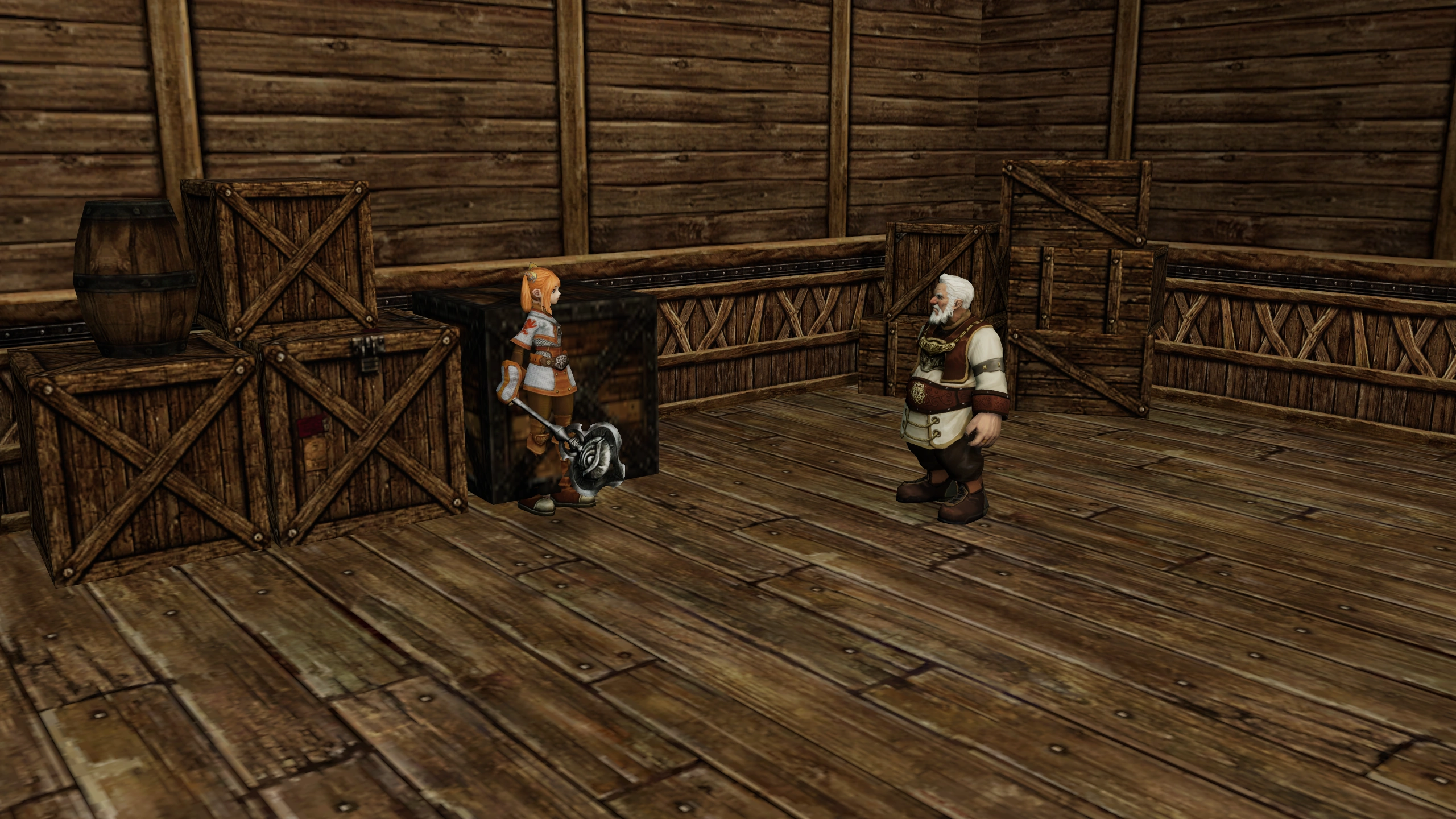 Bounty Hunter meeting Sorint in the native Chronicle 1 world.