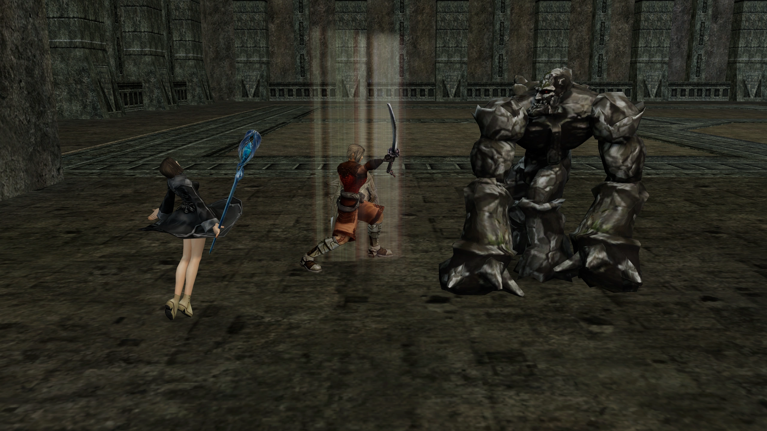 Paladin, Bishop facing Porta in its Chronicle 1 hunting area.