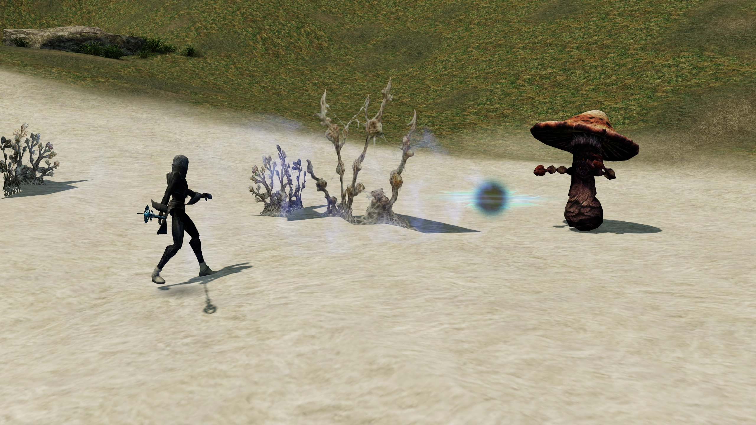 Spellhowler facing Giant Fungus in its Chronicle 1 hunting area.