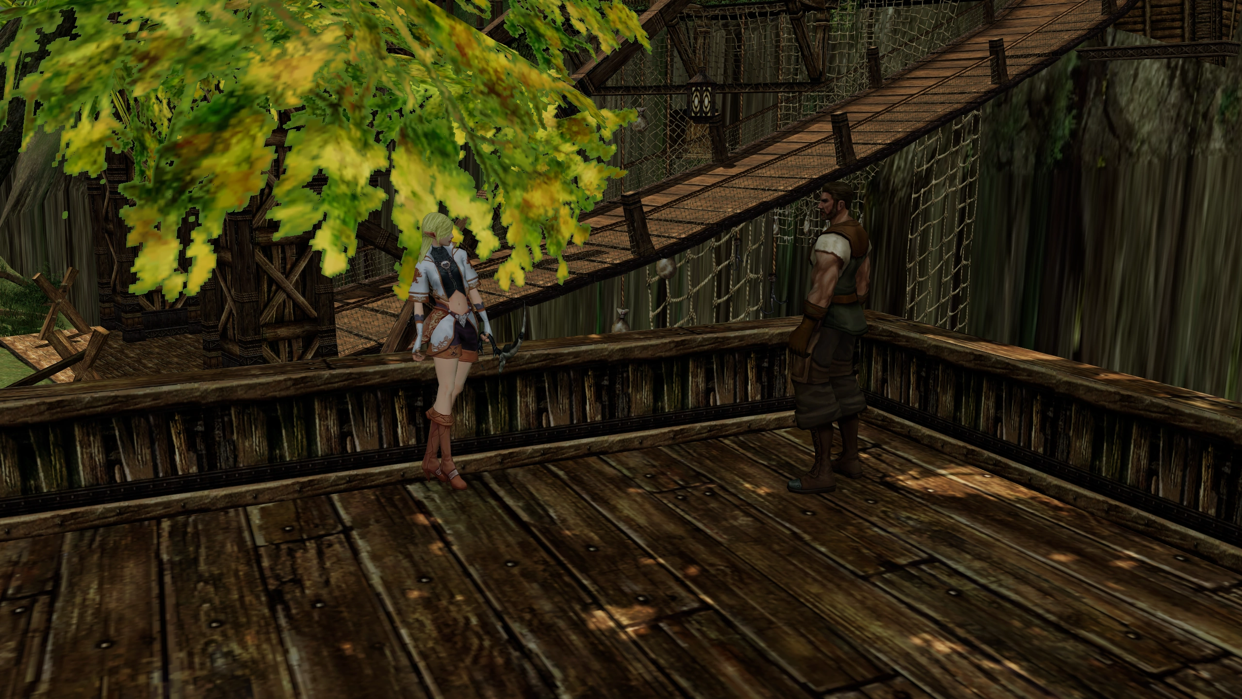 Silver Ranger meeting grey in the native Chronicle 1 world.