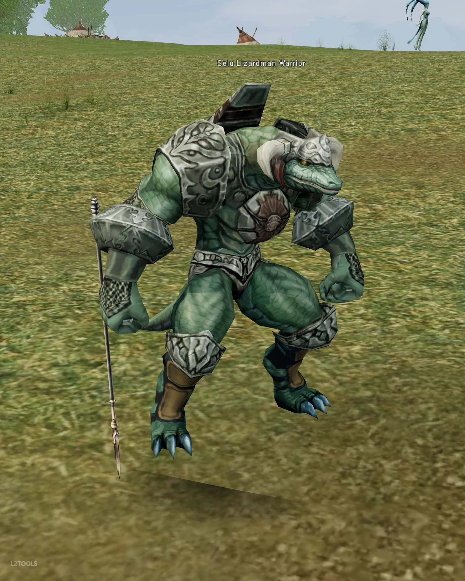 Selu Lizardman Warrior portrait