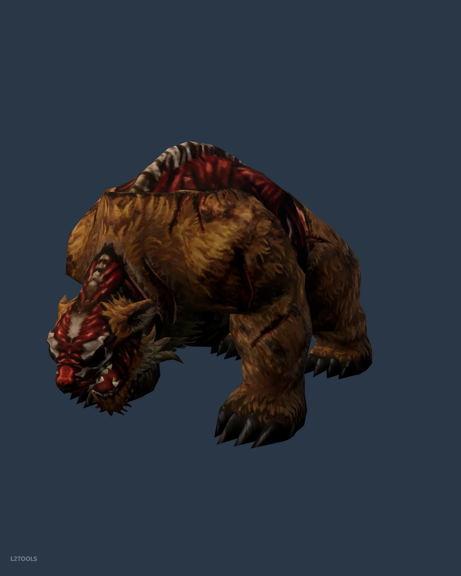 Crimson Bear portrait