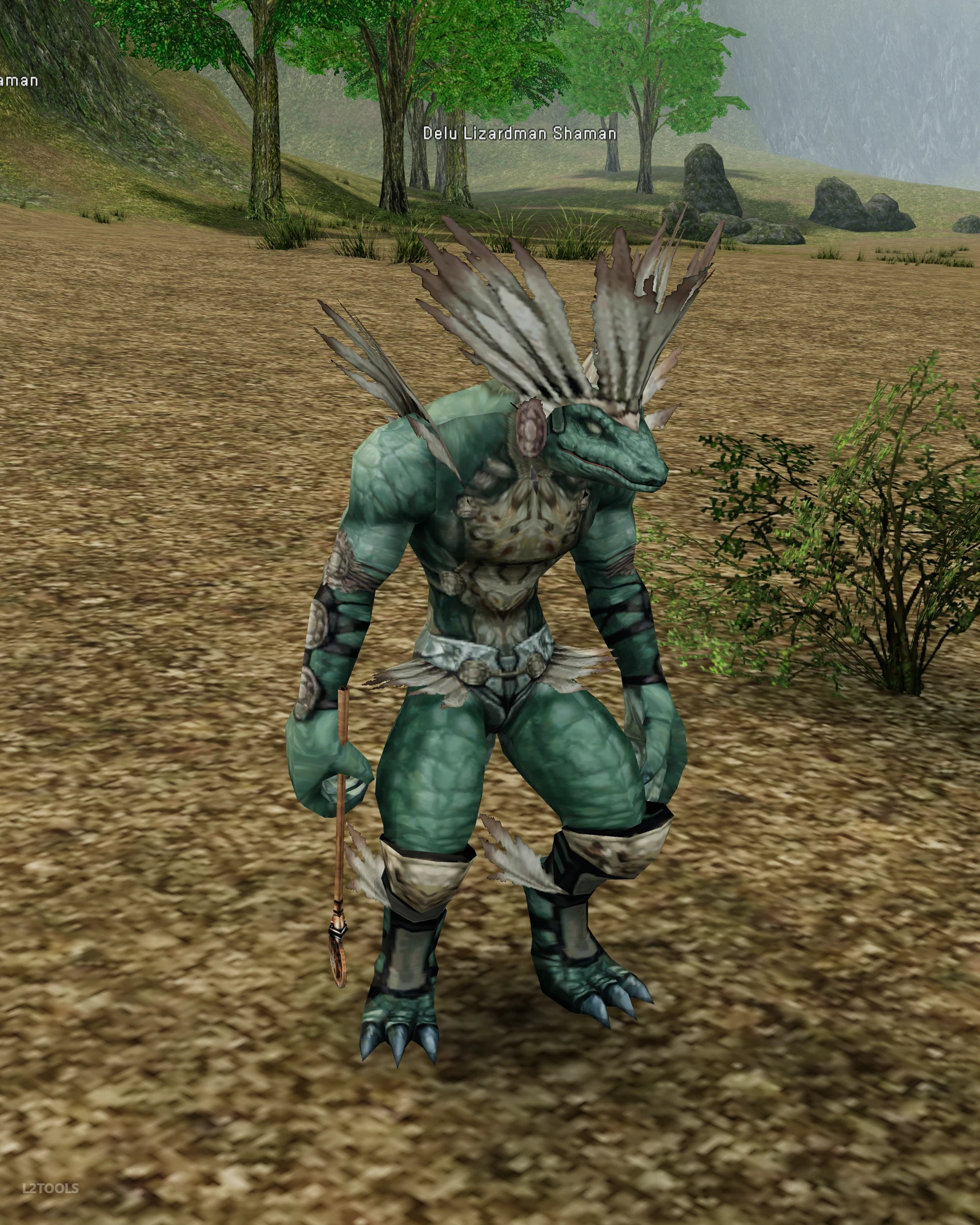 Delu Lizardman Shaman portrait