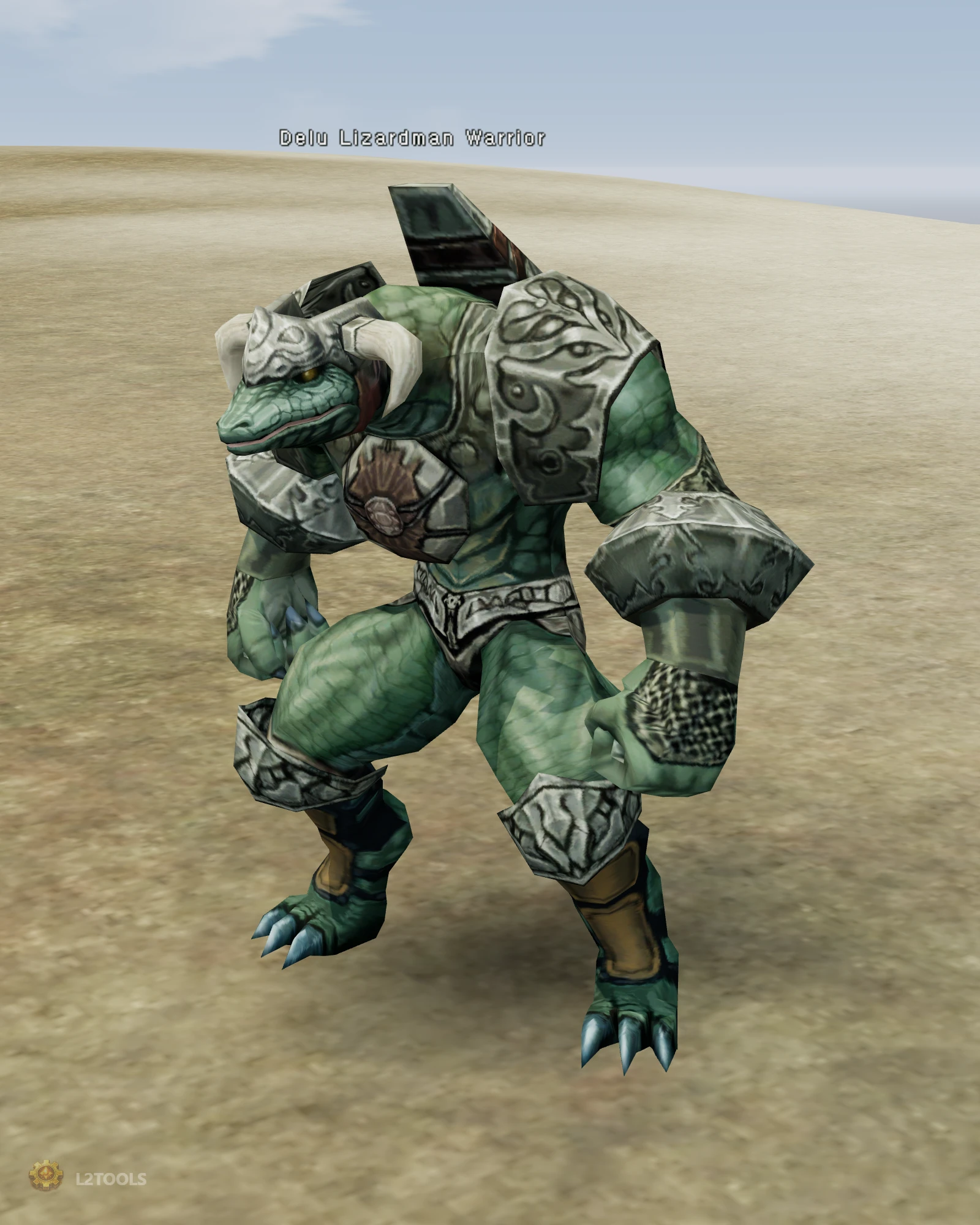 Delu Lizardman Warrior portrait