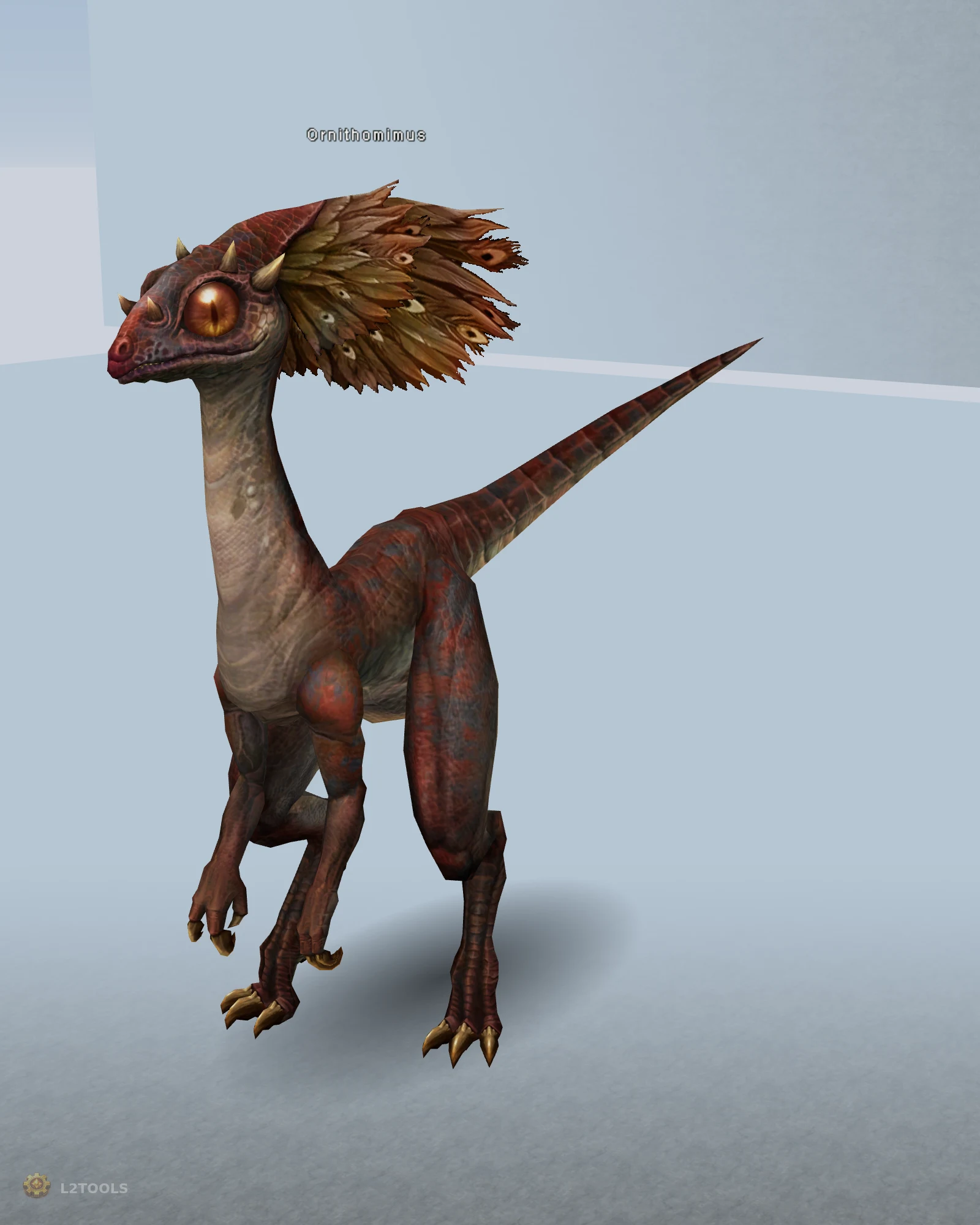 Ornithomimus portrait