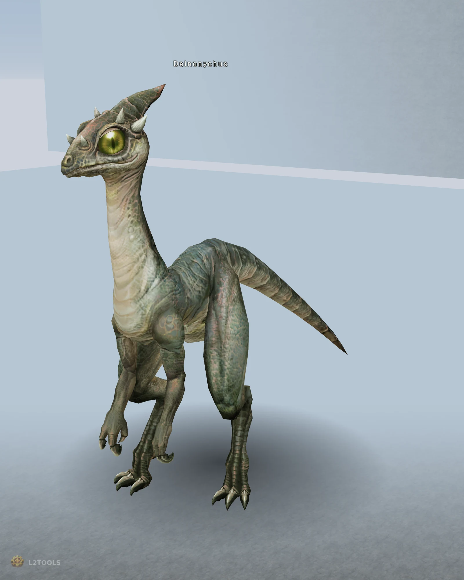 Deinonychus portrait