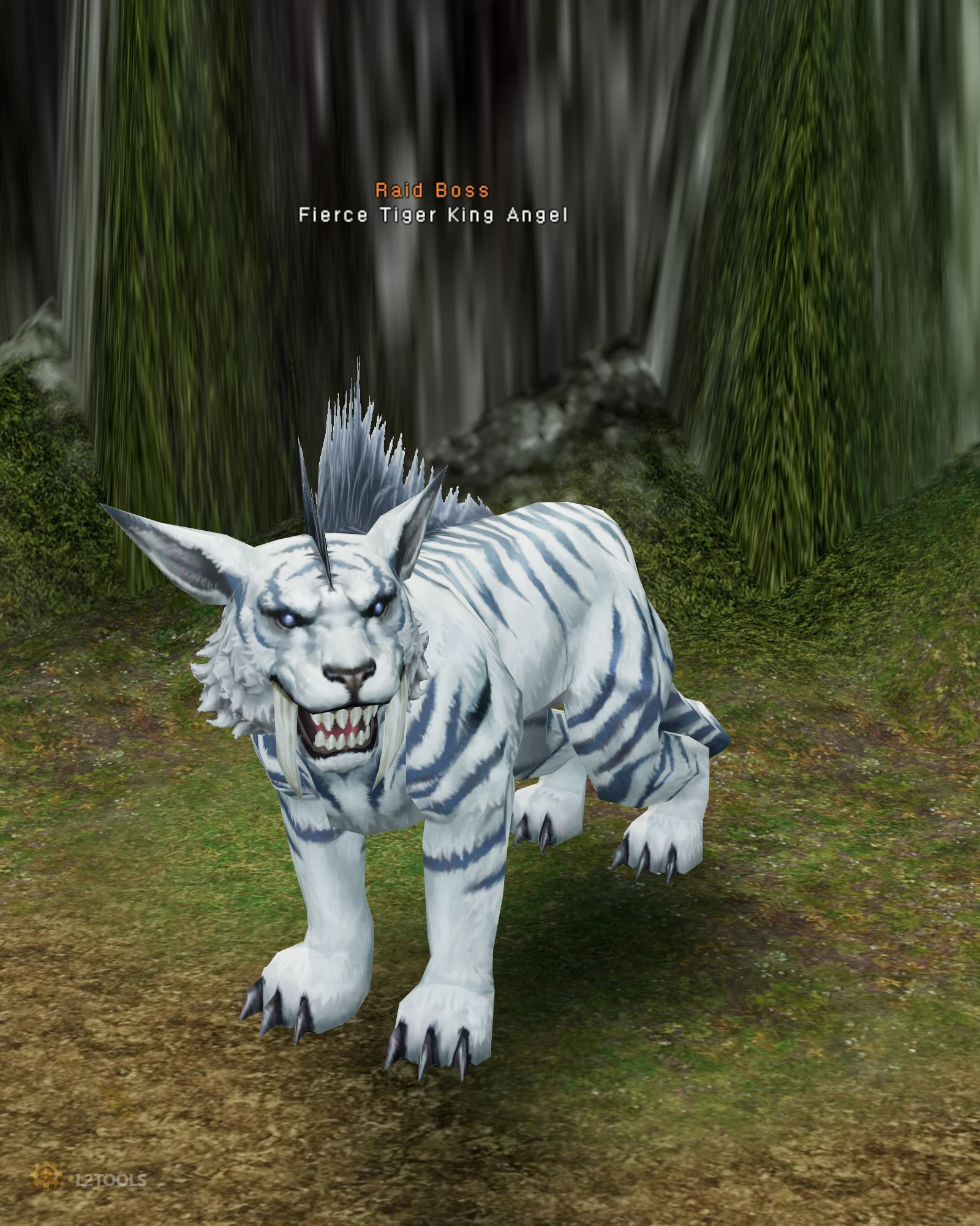 Fierce Tiger King Angel portrait