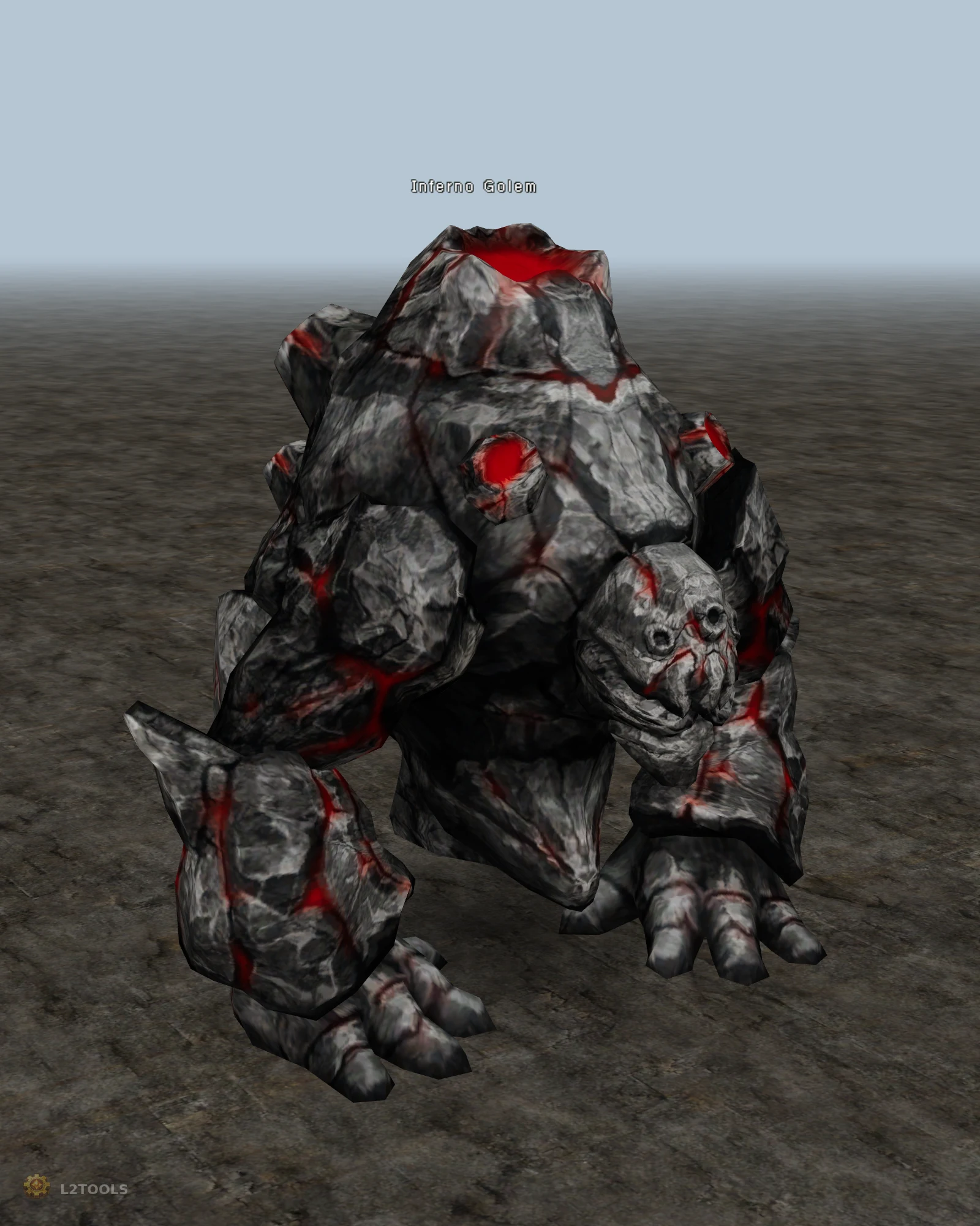 Inferno Golem portrait