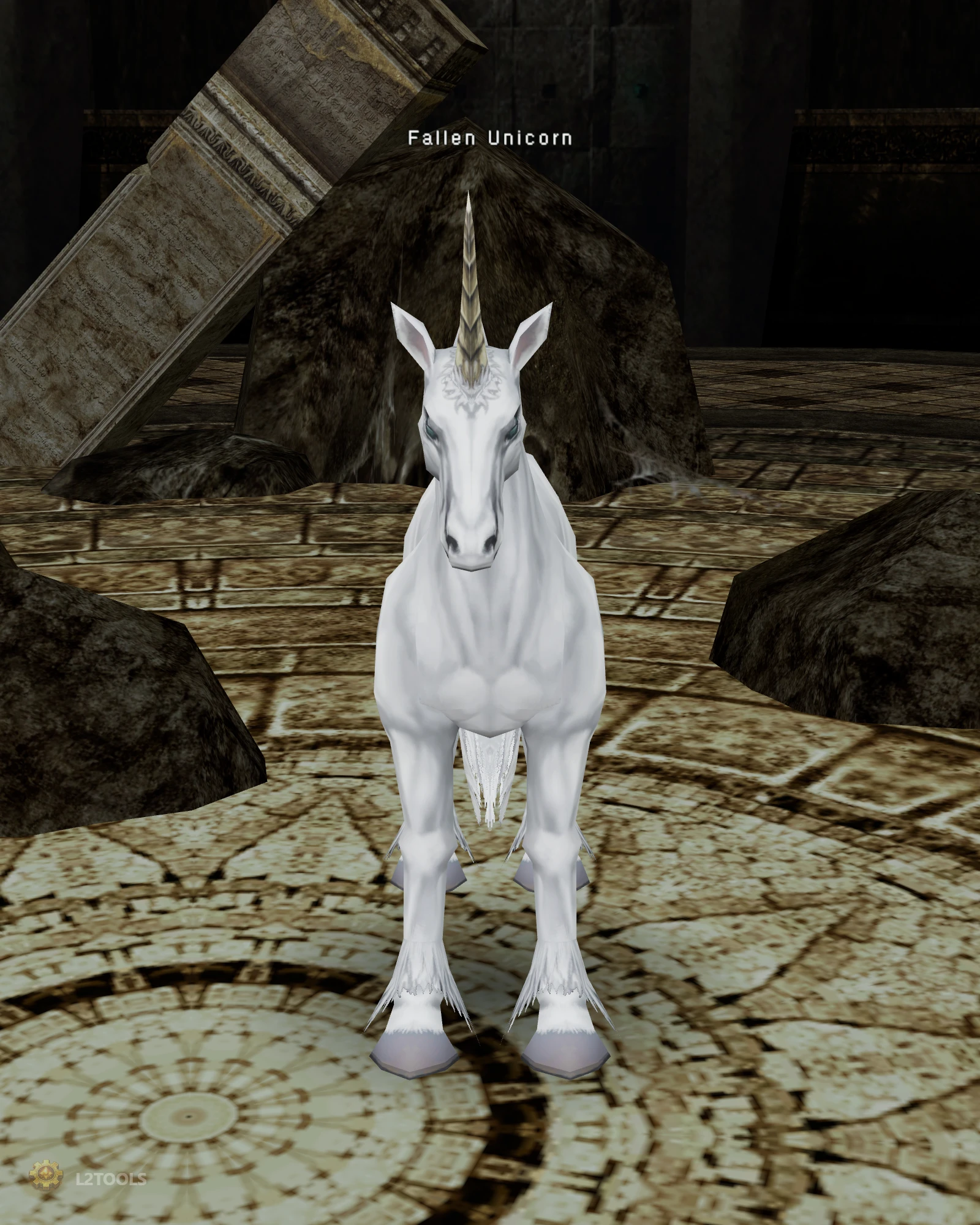 Fallen Unicorn portrait